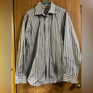 Bugatchi Men’s Dress Shirt Sz XL